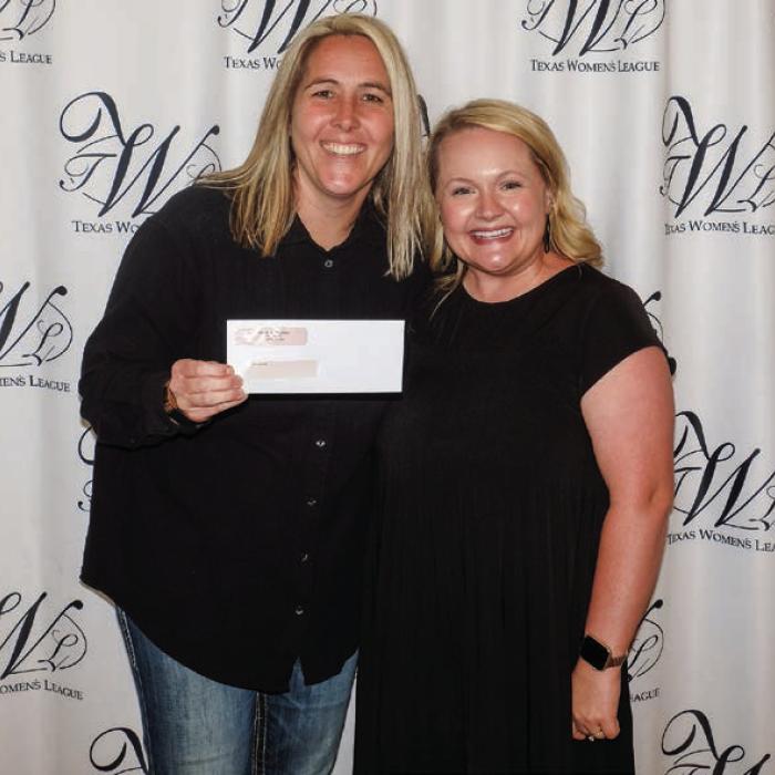 Our Journey received a $3,700 grant. Accepting the award was Suzette Steward (left). Presenter was Randi Willis (right).