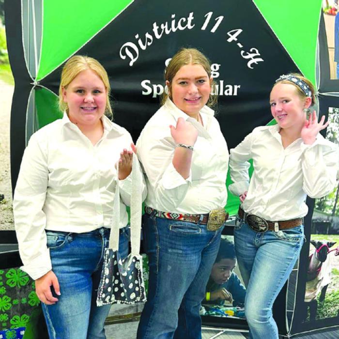 Duds 2 Dazzle: Addison Fryer, Rheagan Karisch, and Sarita Kinsey.