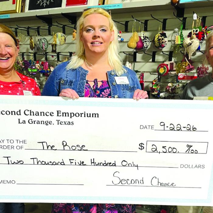 Second Chance Donates to The Rose