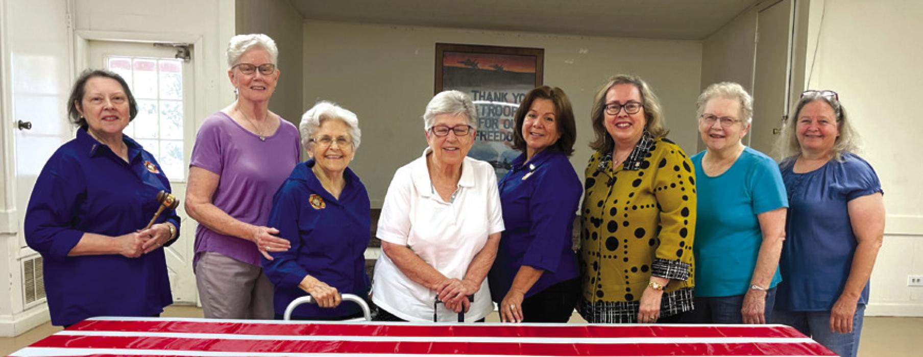 VFW Post No. 5254 Auxiliary Installs Offi cers