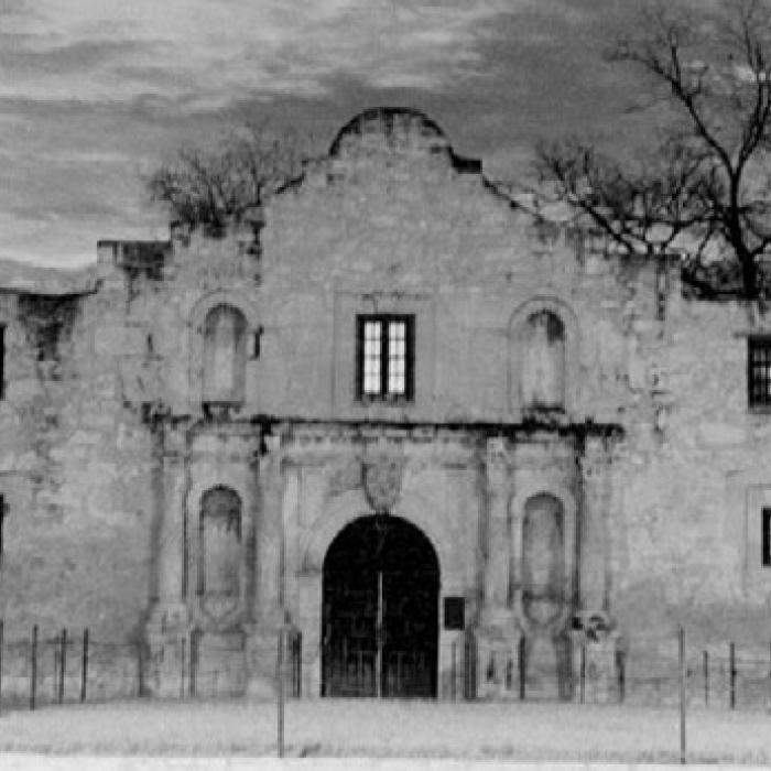 This photo of the Alamo taken about 1992 is courtesy of Gary E. McKee.