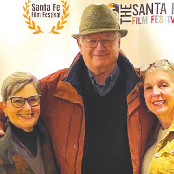 Jim (Doc) Ayres, Founding Director, Shakespeare at Winedale and Camp Shakespeare with his wife JoAnn and daughter Emily at the Festival.