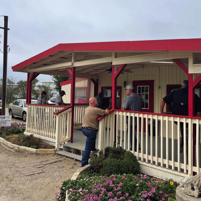 At Taqueria Rio Verde there’s often a line, but it moves quickly.