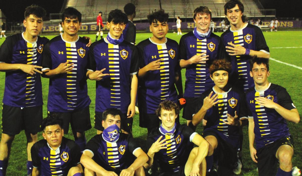 The La Grange boys soccer team has a big group of seniors this year (shown above after a home win earlier his month) much like the 2019 team that set a school record with the longest playoff run, when that year’s Leps marched to the third round. Photos by Jeff Wick