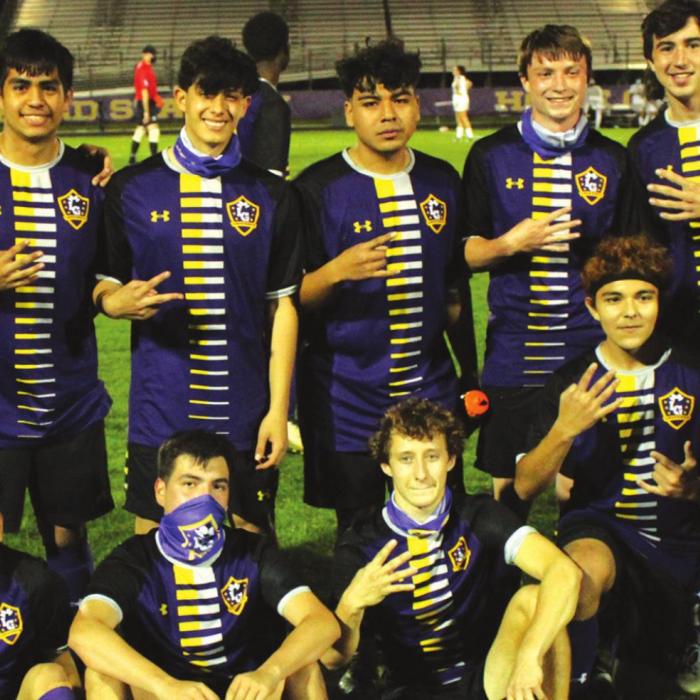 The La Grange boys soccer team has a big group of seniors this year (shown above after a home win earlier his month) much like the 2019 team that set a school record with the longest playoff run, when that year’s Leps marched to the third round. Photos by Jeff Wick