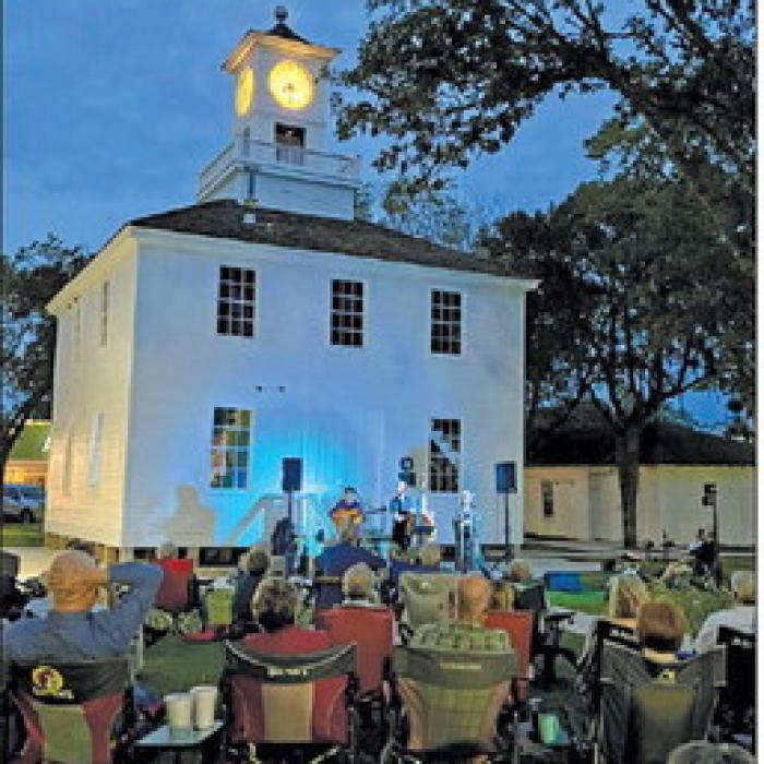 An image from a previous Fayetteville Courthouse Music series concert.
