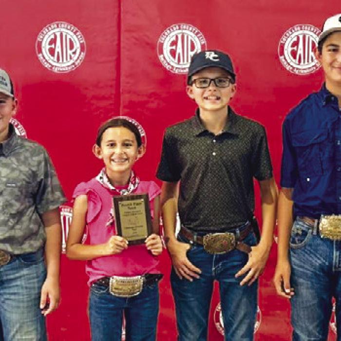 4th Place Junior Team: Hudson Holub, Emma Zweschper, Tate Fritsch, and Dyla Zwescpher.