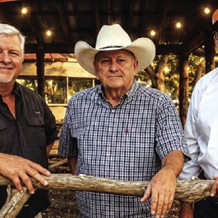 Bruce Lebeda, Dennis Stryk, and Mike “Bubba” Olle