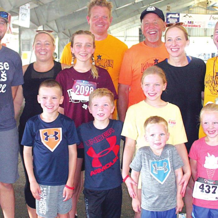 Largest Family Group: Hollas family.