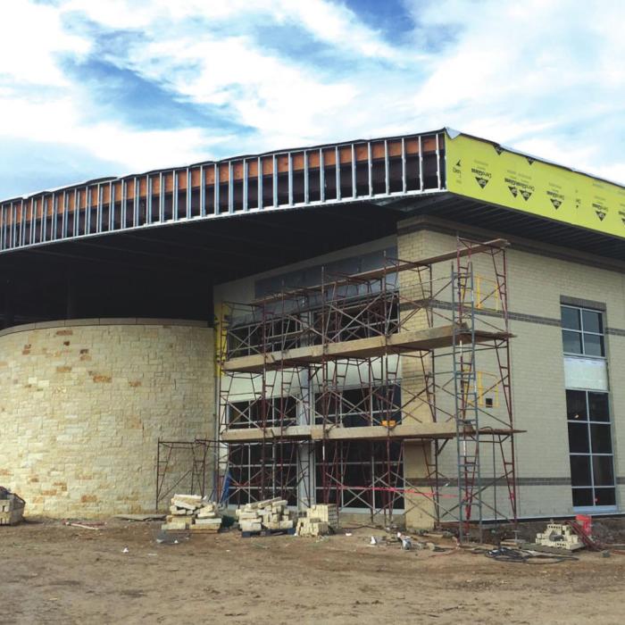 School Construction 90% Done