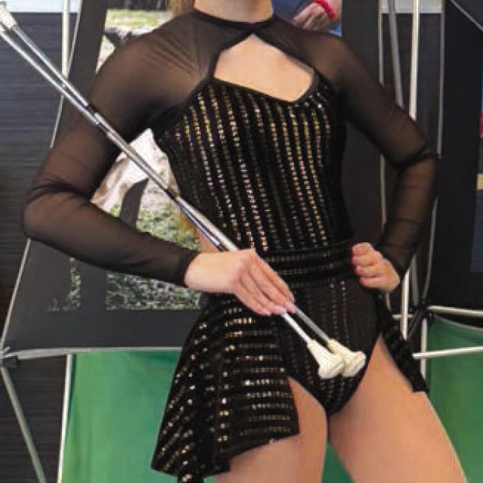 Kylee Hoffmann competed in the 4-H Has Talent Show Senior Choreography Routine.