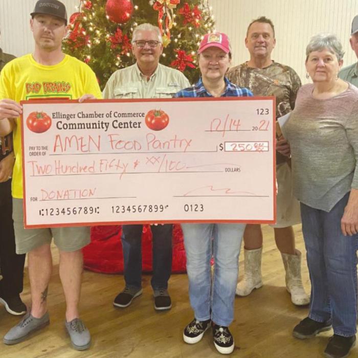 Ellinger Chamber Donates to AMEN