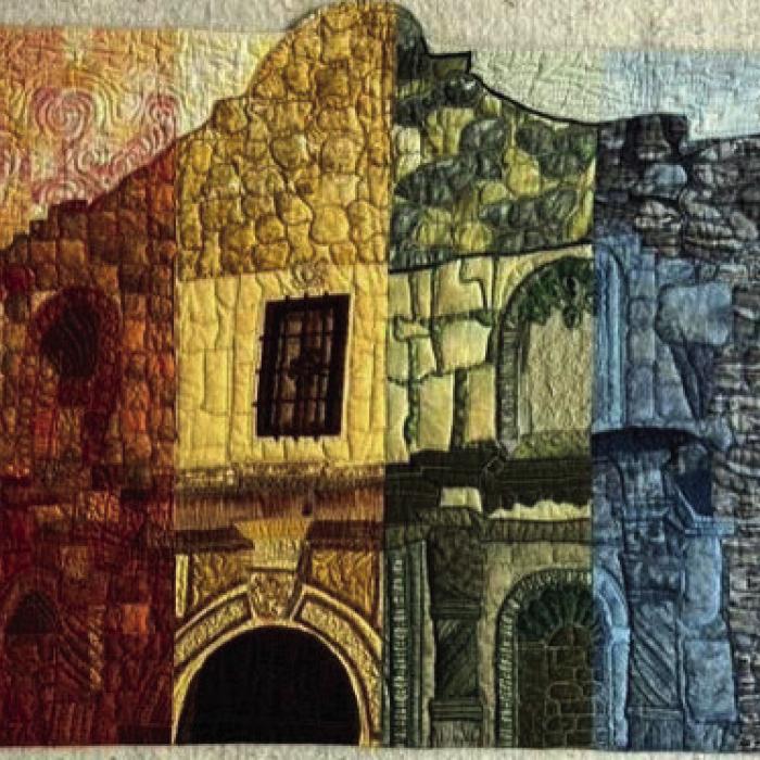 The quilt “Remember…” by Karen Lambdin of San Antonio is part of the new exhibit.