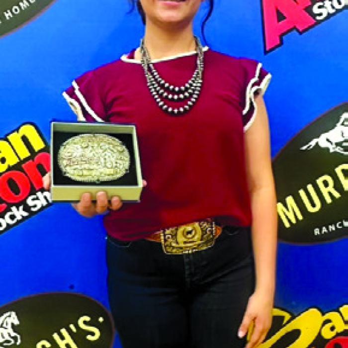 Champion High Point Junior: Adalyn Carrales.