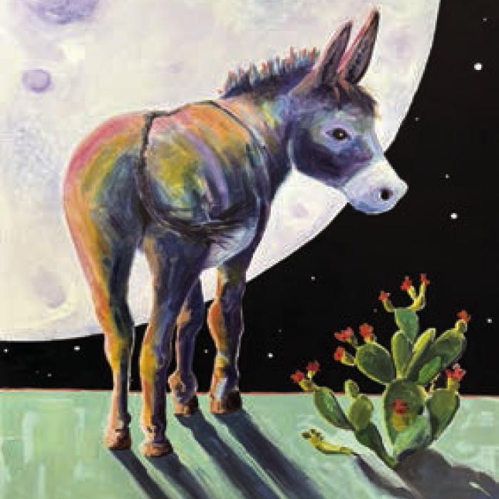 ‘Donkey Muse’ by Diane Peterson.