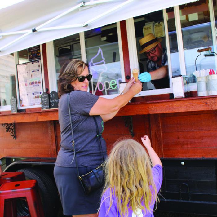 Ice Cream Stand Opens Just in Time for Summer Heat