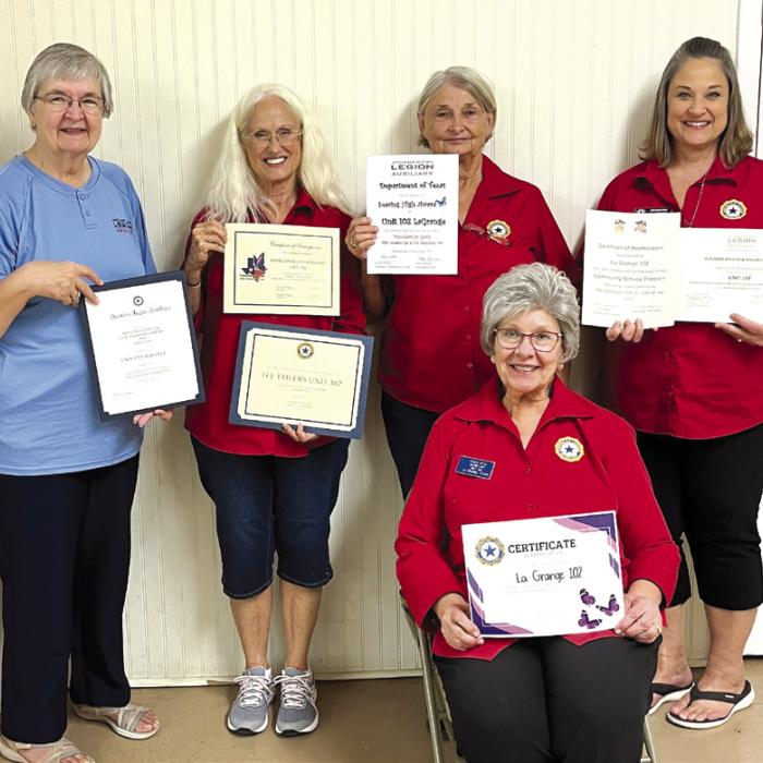 American Legion Auxiliary Receives Honors