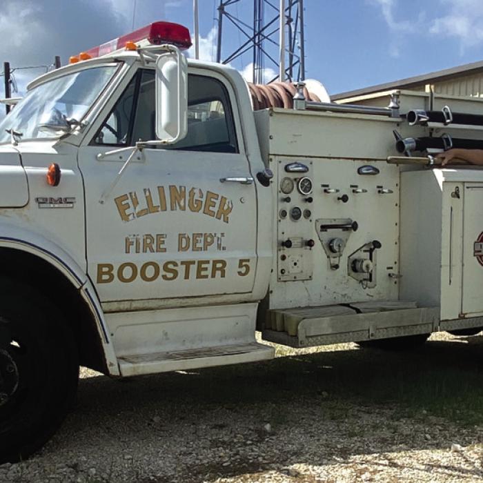 Ellinger VFD Retires 1970s Fire Truck