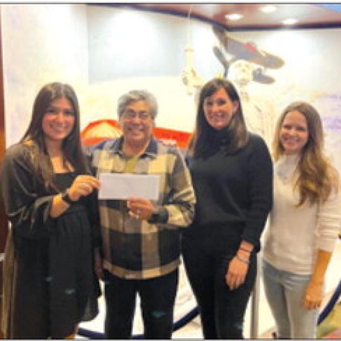 Senior Connections received a grant from the Stanzel Family Foundation. Pictured from left: Melanie Ramirez, Cindy Villarreal, Amanda Kridel, and Cheryl Pekar.