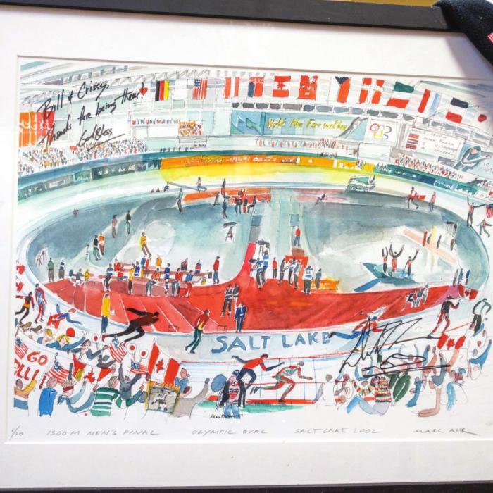 Olympic Memorabilia On Display in La Grange