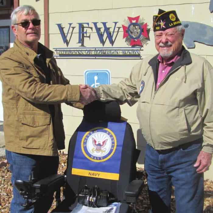 Motorized Wheel Chair Donated for Veterans’ Use