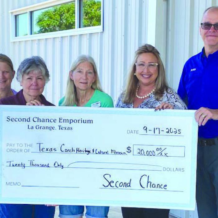 Second Chance Donates to TCHCC