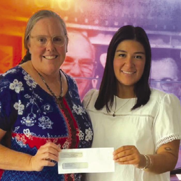 Pictured from left: Susie Shank, Director of ACCSS and Melanie Ramirez, SFF Program Director.
