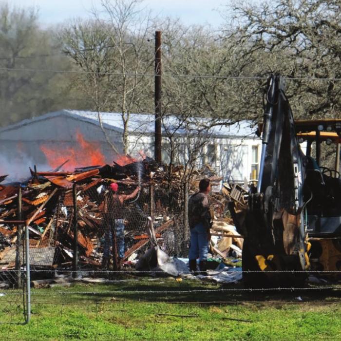 Fire Fighters to the Rescue When Garden Hoses Fail
