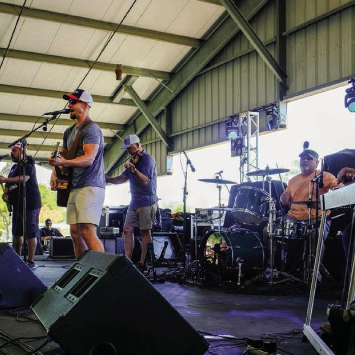 Broken Alibi performed Saturday afternoon at the Festival.