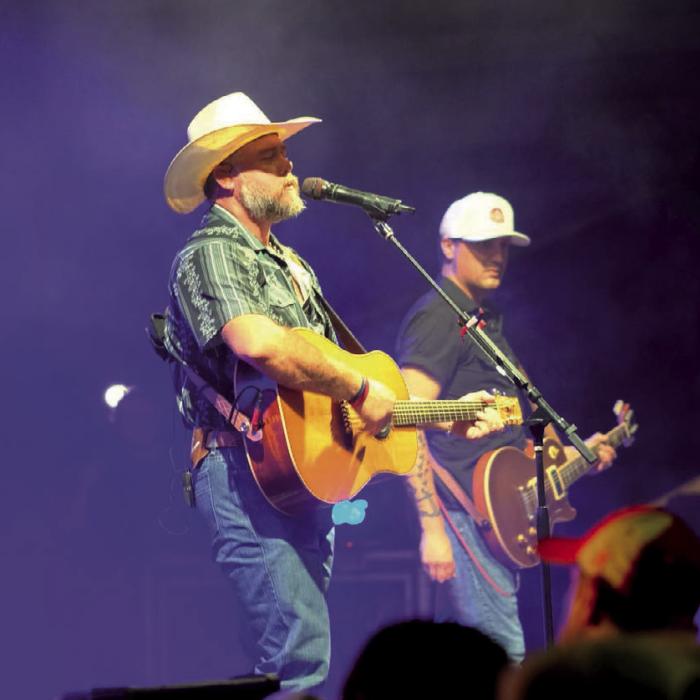 Josh Ward headlined the Friday night entertainment at Festival.