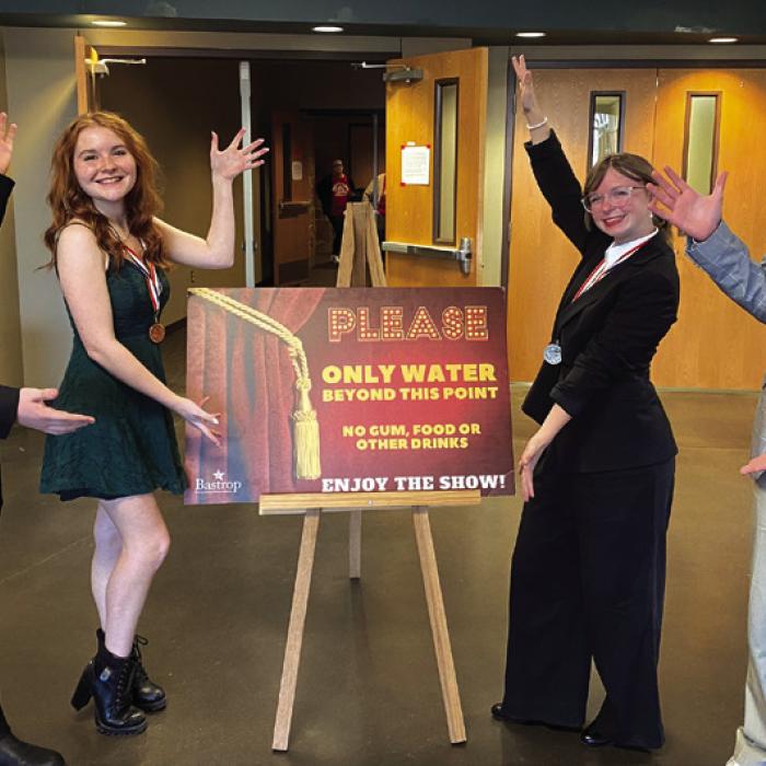 LHS One-Act Students Win Awards at Area