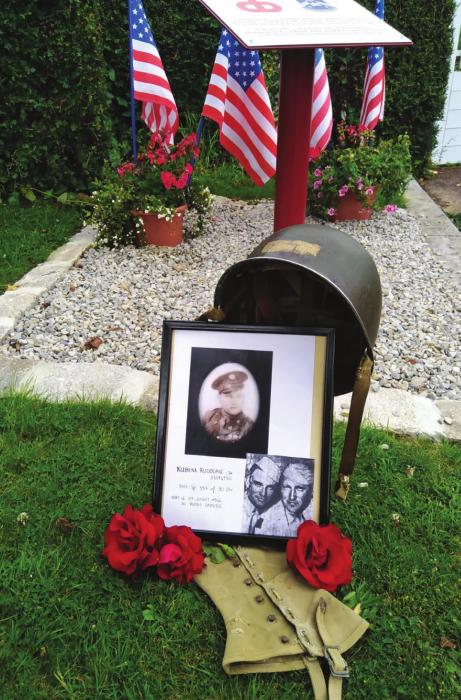 Last week, on the 77th anniversary of the death of Sgt. Rudy Kubena in WWII, one of the members of the Normandy 44-90th Infantry Division Association paid a tribute to him at the foot of a new marker in Beaucoudray where a month ago they dedicated a new plaque to the men of the 3rd battalion of the 357th Infantry Regiment.