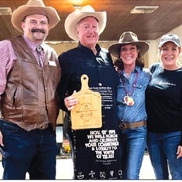 Rick Doak’s Compass Ranch and Land Team won first place in the traditional division.