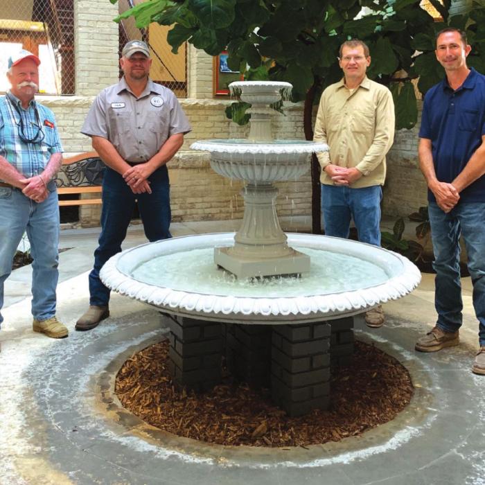 Courthouse Fountain Refurbished