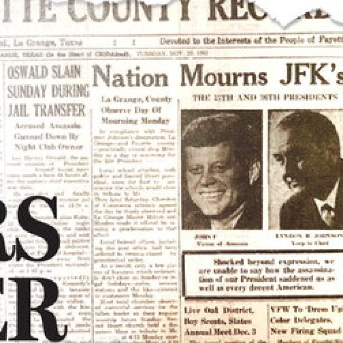 Those old enough to remember Nov. 22, 1963, recall where they were and what their reaction was to the news that U.S. President John F. Kennedy had been assassinated in Dallas. Graphic by John Castaneda