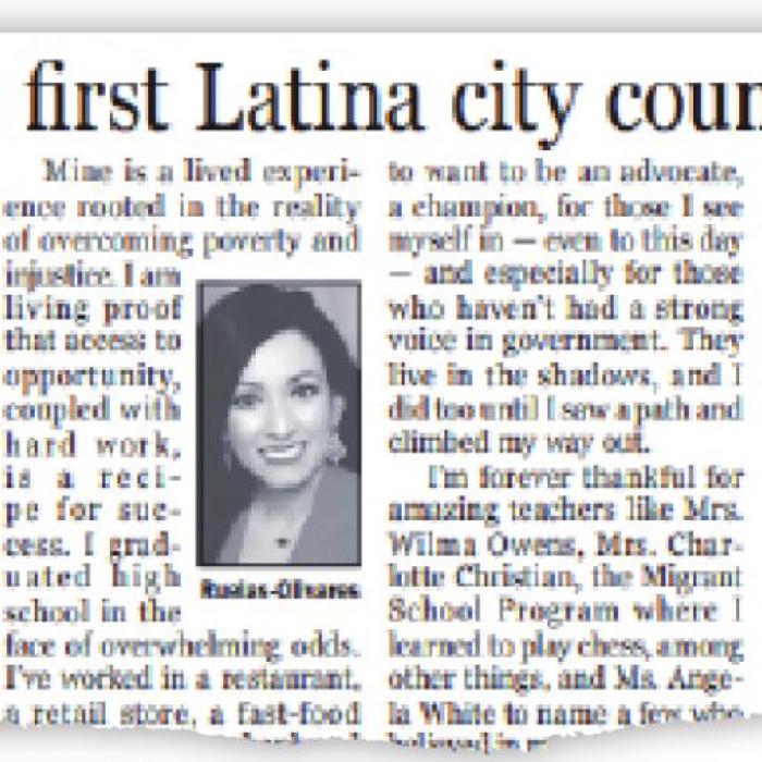 Woman With Local Connections Makes History in Rockdale