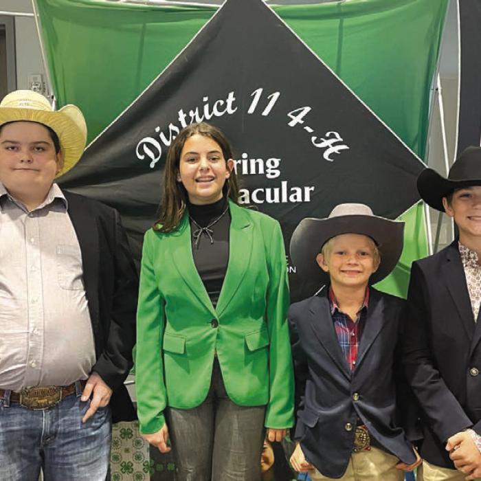 Public Speaking: Rilan Karisch, Adalyn Carrales, Joseph Carrales and Crockett Guenter.