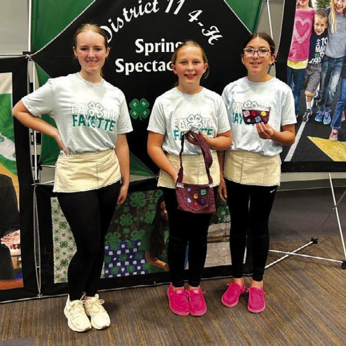 Duds to Dazzle: Sarita Kinsey, Charli Hadaway, and Taylyn Newton.