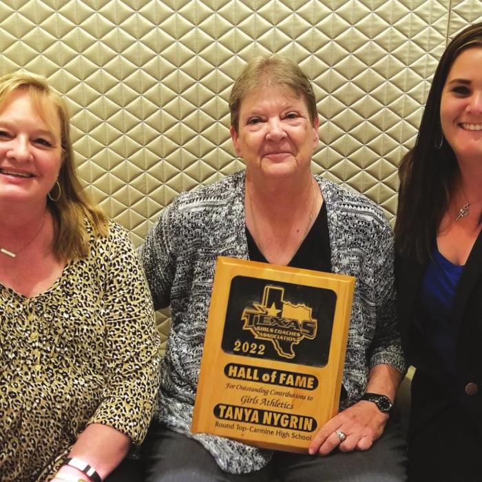 RTC’s Nygrin Inducted Into Coaching Hall of Fame at Ceremony in Arlington