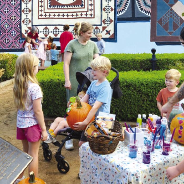 Kids enjoy the Texas Quilt Museum third annual Punkin’ Party.