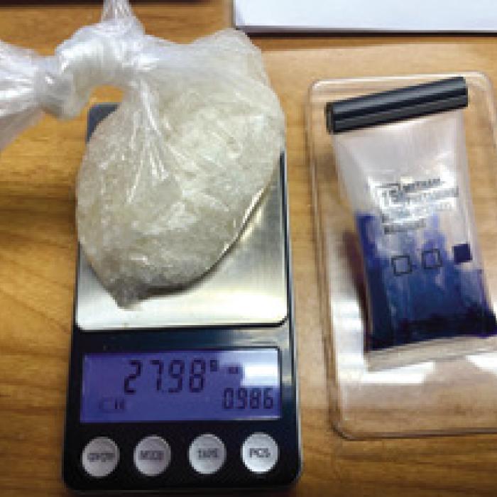 Meth Found During a Warrant Search in Praha