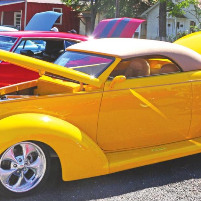A previous Fayetteville Car Show.