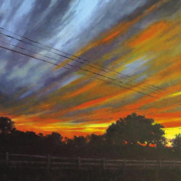 “The Way Home” oil on canvas by Steve Shultz.