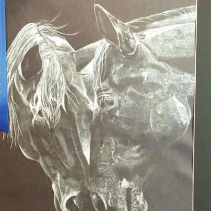 LGISD Western Art Advances to Houston Rodeo Show