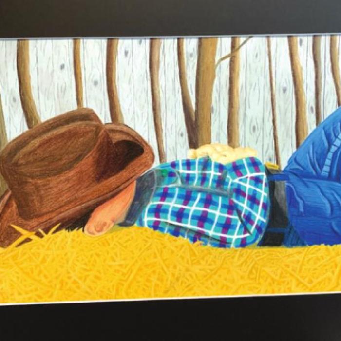 LGISD Western Art Advances to Houston Rodeo Show
