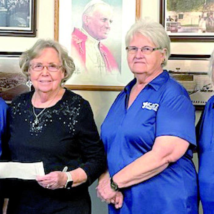 St. Anne’s Society Makes Donation