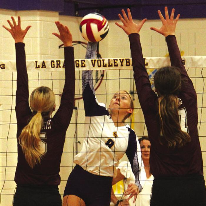 Lady Leps Fall to East Bernard