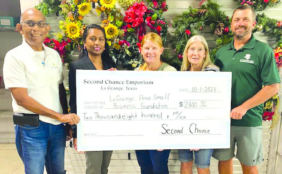 Second Chance Supports Local Non-Profits