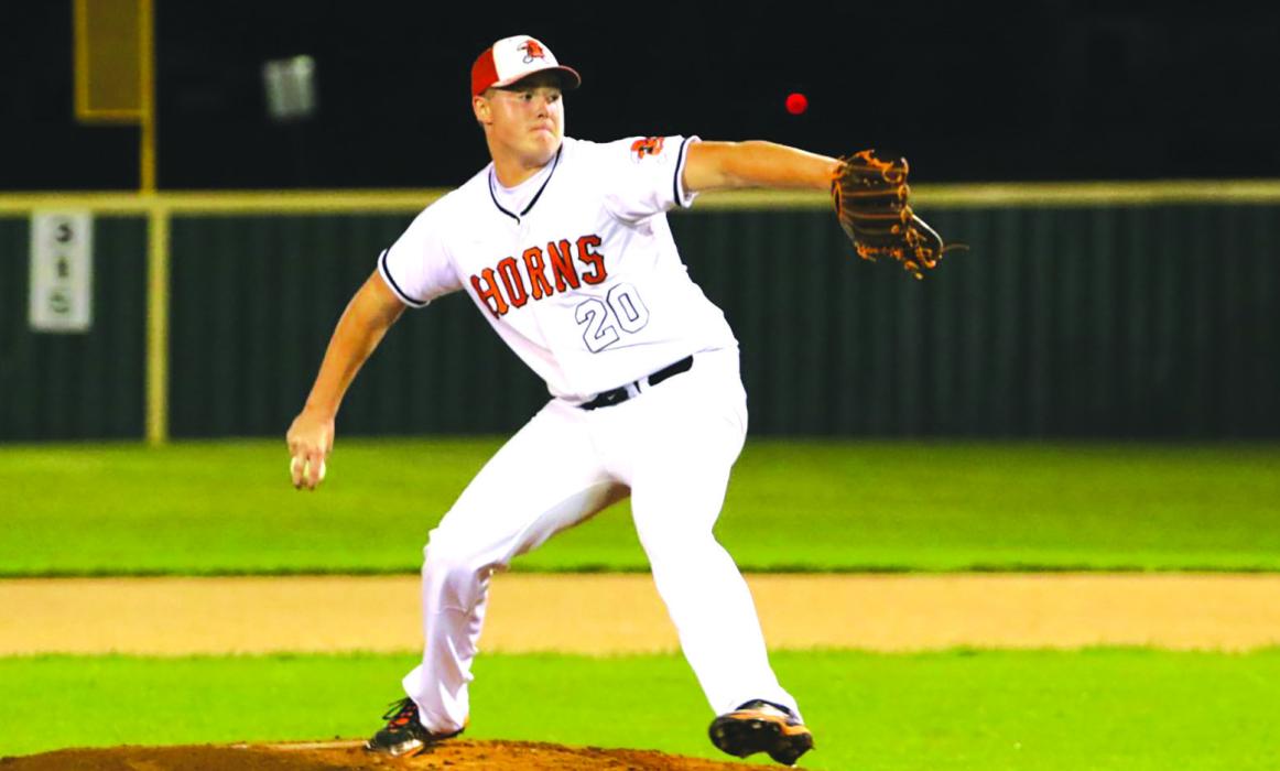 Schulenburg’s Connor Fogle pitched six innings of three-hit, one run ball Tuesday. Photo by Audrey Kristynik