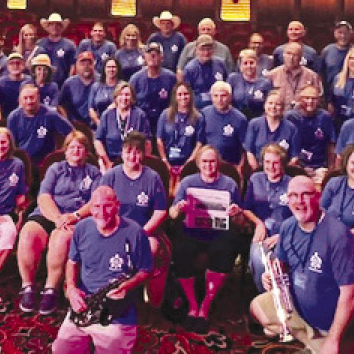 Fayette County residents went on a Texas Polka Fest Sea Cruise. Included in the picture are the Dujka Brothers, who are The Fayette County Record’s Readers’ Choice polka band.